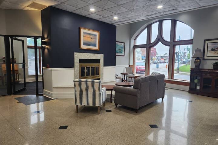 Lobby sitting area